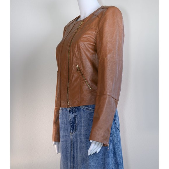 WHBM: Moto Leather Jacket - Picture 6 of 12